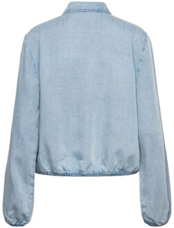 Blouse korte mouw bl435 juul Blauw - XXL