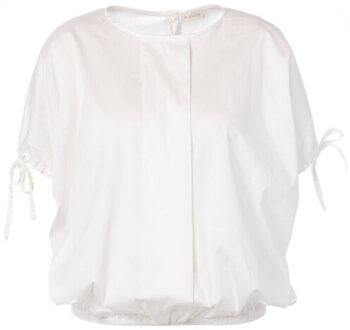 Blouse korte mouw l3040 libertad - maat 42 Ecru