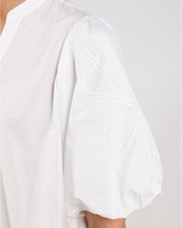 Blouse korte mouw nks02214 dani Ecru - XXXL