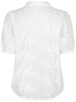 Blouse korte mouw srb4826 victoria Wit - XXL