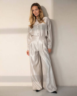 Blouse korte mouw t507-45 camile - maat M / L Ecru