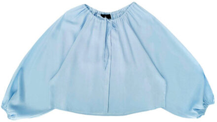 Blouse lange mouw 00001638 wblrio - maat S Blauw