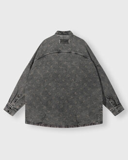 Blouse lange mouw 20-403-5204 Houtskool - S