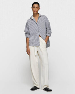 Blouse lange mouw 20-404-6201 - maat L Ecru