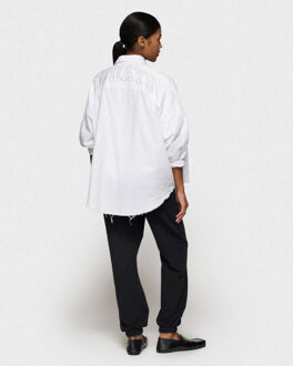 Blouse lange mouw 20-406-5203 Wit