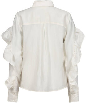 Blouse lange mouw 206639 cmmolly Ecru - S