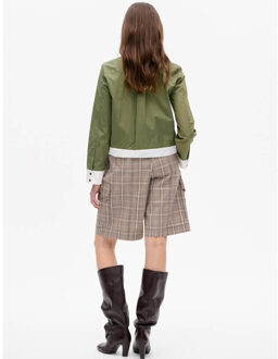 Blouse lange mouw 24719 met Groen - 38