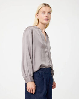 Blouse lange mouw 252p180 nova Grijs - S