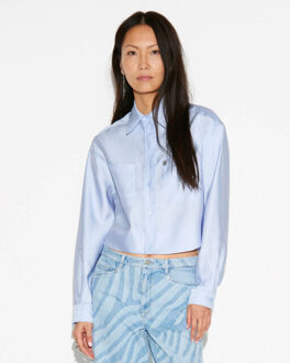 Blouse lange mouw 254117 hari Blauw - 38