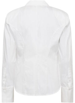 Blouse lange mouw 45096 sanna Wit