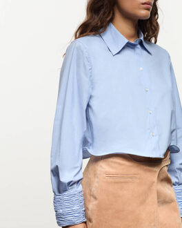 Blouse lange mouw 9964172968275 roxane Blauw - S