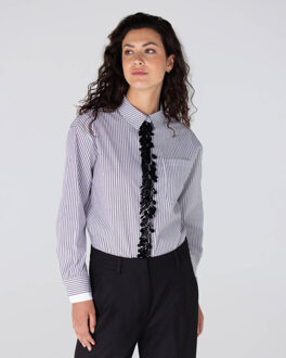 Blouse lange mouw alexis w25 Houtskool - 38