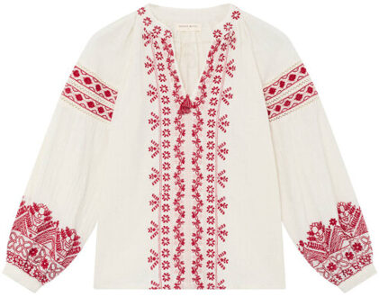 Blouse lange mouw antonella Wit