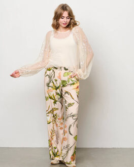 Blouse lange mouw bl422 nika Beige - XL