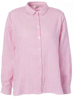 Blouse lange mouw l3020 lake - maat 40 Roze