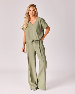 Blouse lange mouw lot0418 mich Groen - 40