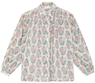 Blouse lange mouw mary Beige