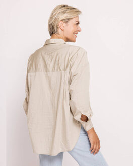 Blouse lange mouw n194-n8037 zhlucy Groen - S