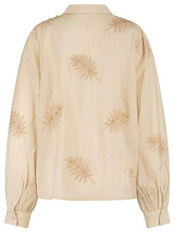 Blouse lange mouw nkf02012 milanova Beige