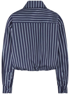 Blouse lange mouw nkf02071 ariana Blauw - XXL