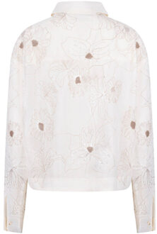 Blouse lange mouw nks02167 adora Ecru - XXL