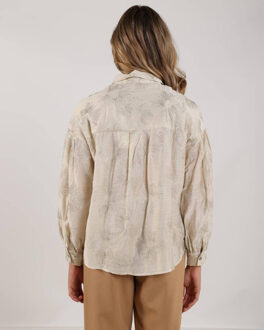 Blouse lange mouw nks02181 nola Ecru - S