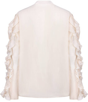 Blouse lange mouw nks02225 magriet Ecru