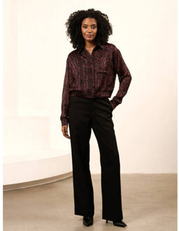 Blouse lange mouw qk01 astrid Bordeaux