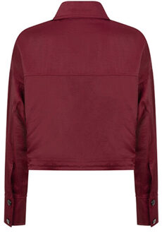 Blouse lange mouw qk03 tilde Bordeaux - S