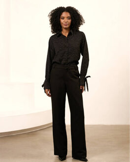 Blouse lange mouw qk08.1 mette Zwart