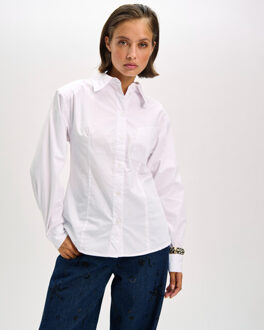 Blouse lange mouw r2511940838 liva Wit - S