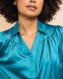 Blouse lange mouw rb11.1 dalia Groen