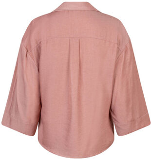 Blouse lange mouw srb4819 amalia Roze