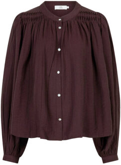 Blouse lange mouw t508-40 ilay Bordeaux - M / L