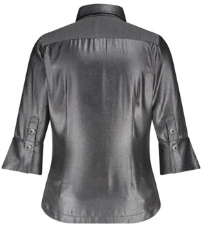 Blouse lange mouw w25/200/03/045 - maat XL Grijs