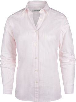 Blouse Lauren Oxford Strepen Roze - S,M,L,XL,XS