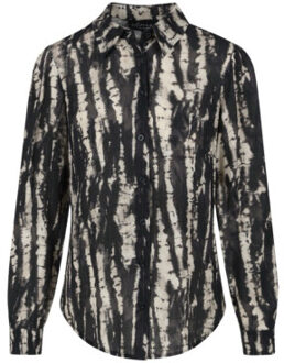 Blouse loes dessin Bruin - XL