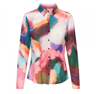 blouse Lotte Bl295/42085 &Co Woman , Multicolor , Dames - 2Xl,Xl,L,M,S,3Xl
