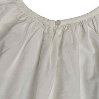 Blouse met korte mouwen en borduursel 813299 voor meisjes Wit - 6-7J / 116-122cm