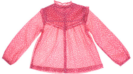 Blouse met lange mouwen 445552 meisje - maat Fuchsia