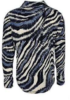 Blouse olivia zebra big grijs Veelkleurig - M