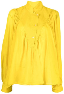 Blouse & overhemd Forte Forte , Yellow , Dames - S,Xs