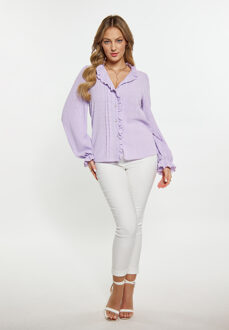 Blouse shirt Dames Lavendel Paars - XS