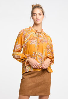 blouse shirt hoona Oranje