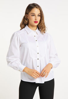 blouse tuxe Wit