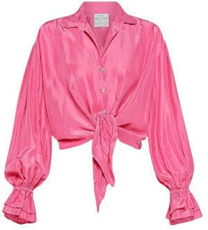 Blouses Forte Forte , Pink , Dames - 3XL
