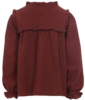 Blouses Little Mousseline Blouse Rood - 116 (6 Years)