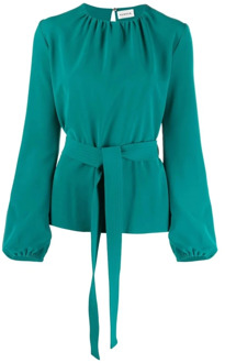 Blouses P.a.r.o.s.h. , Green , Dames - S