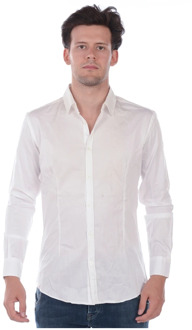 Blouses Shirts Daniele Alessandrini , White , Heren - 3XL