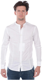 Blouses Shirts Daniele Alessandrini , White , Heren - Xl,L,3Xl